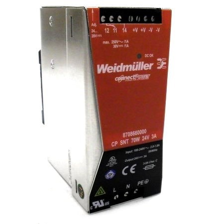 8708660000 Weidmuller - CP-SNT-70W-24V-3A