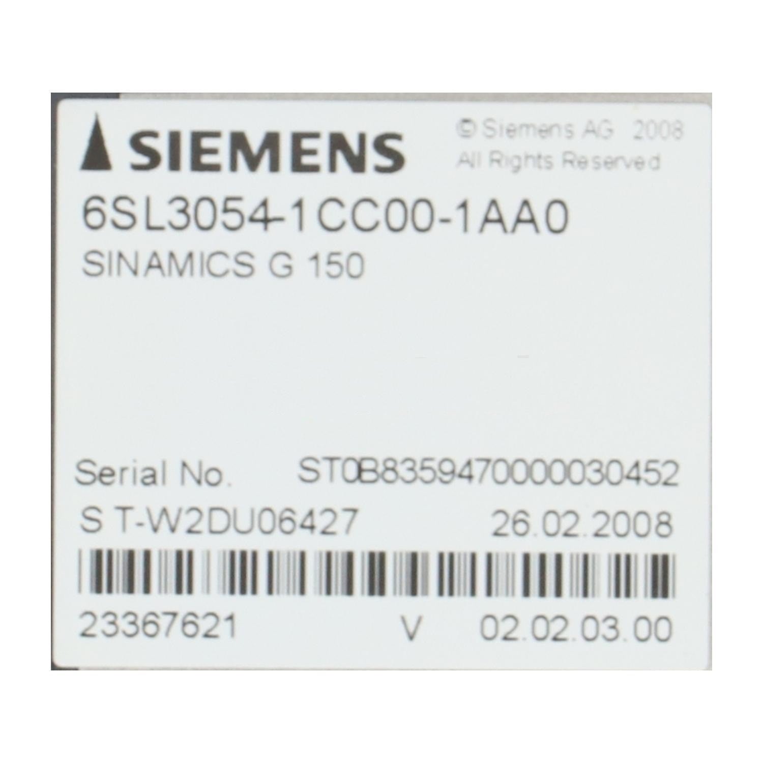 6SL3054-1CC00-1AA0 Siemens