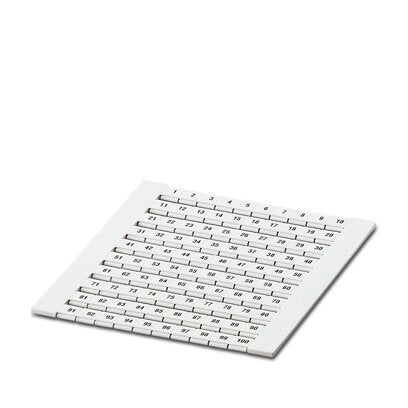 0800284 Phoenix Contact - ZBFM 6/WH,LGS:1-100