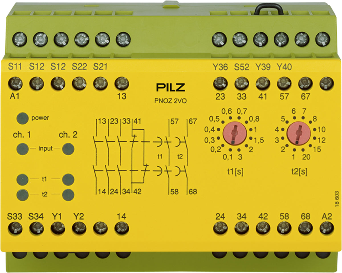 774013 Pilz - PNOZ 2VQ 24VDC 3N/O 1N/C 2N/O T