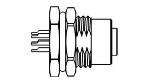 M12A-03PFFS-SF8001 Amphenol