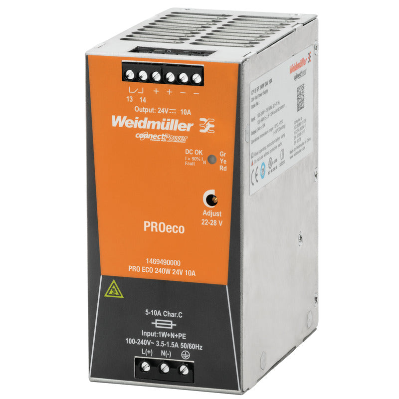 1469590000 Weidmuller - PRO ECO  240W 48V 5A