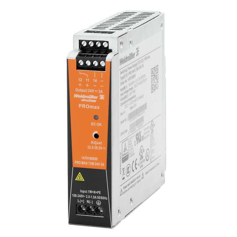 1478210000 Weidmuller - PRO MAX 70W 5V 14A