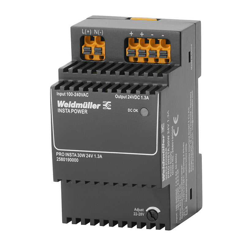 2580190000 Weidmuller - PRO INSTA 30W 24V 1.3A