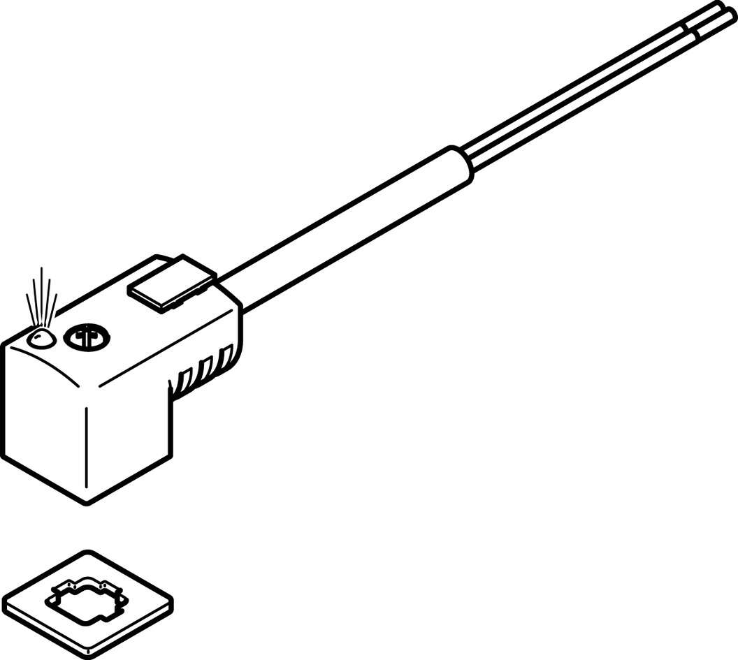 547268 Festo - KMEB-3-24-2.5-LED