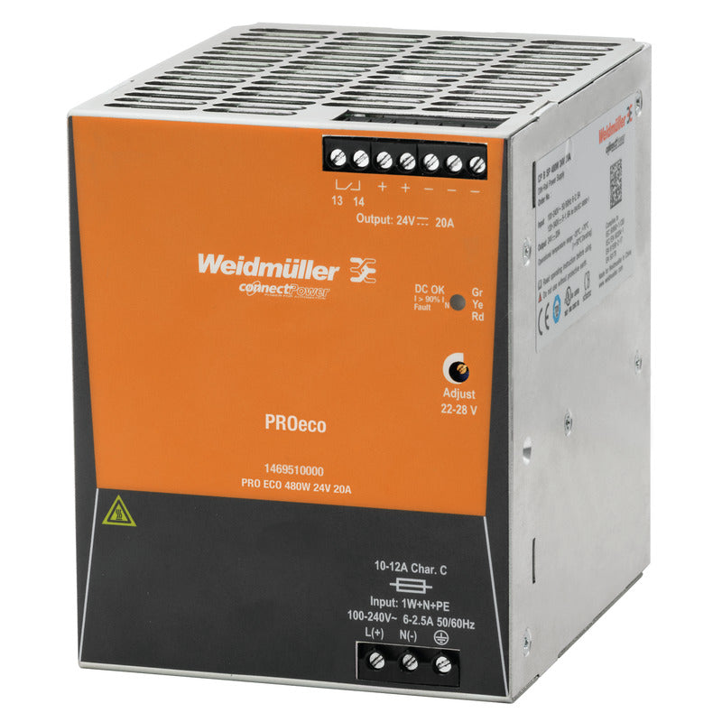 1469610000 Weidmuller - PRO ECO  480W 48V 10A