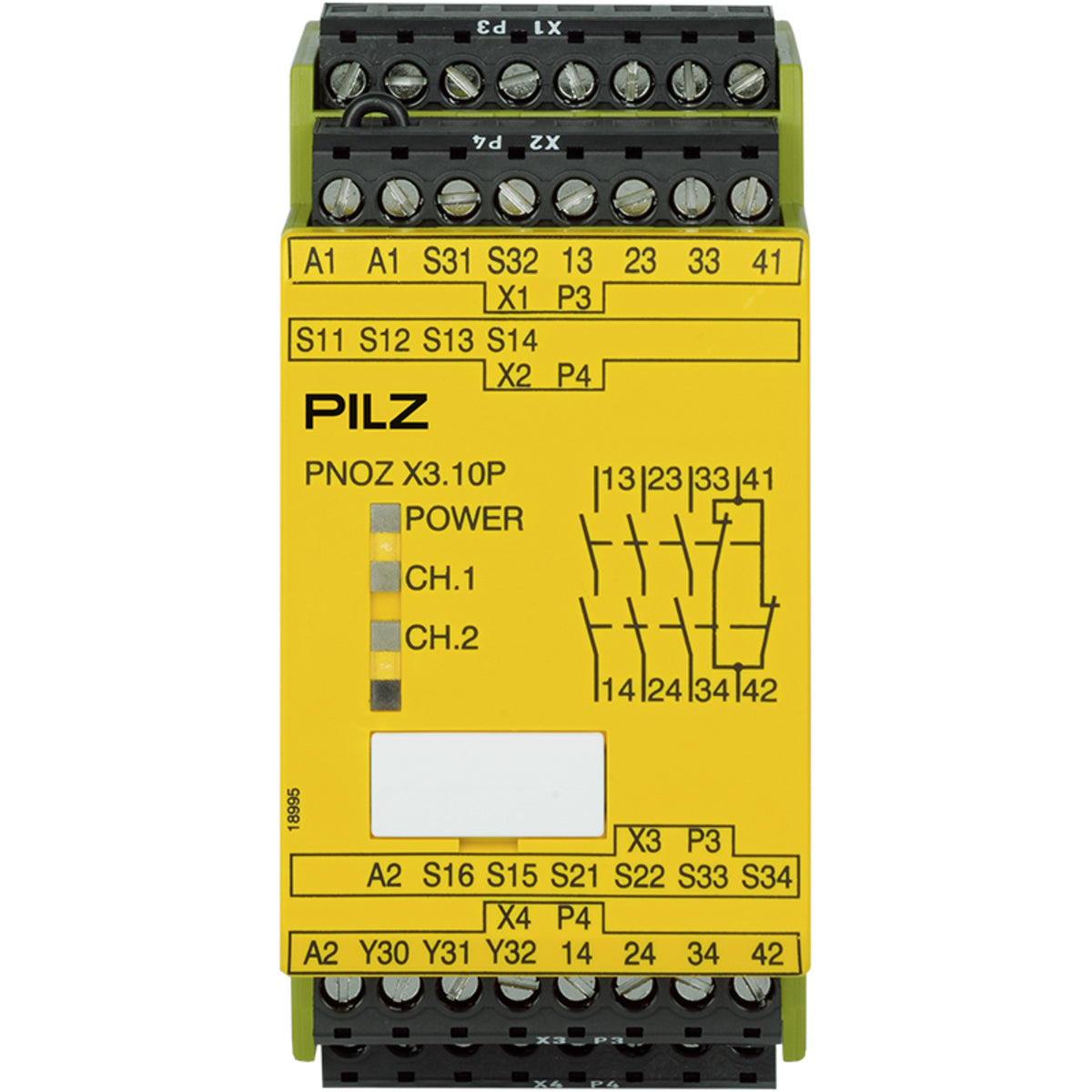 777314 Pilz - PNOZ X3.10P  24VACDC 3N/O 1N/C 1SO