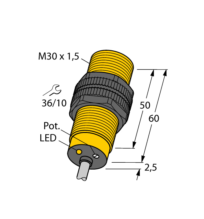 2506013 Turck - BCF10-S30-RZ3X