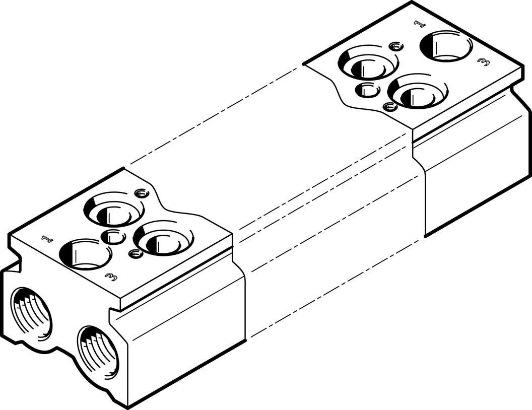 550570 Festo - CPE18-3/2-PRS-3/8-4