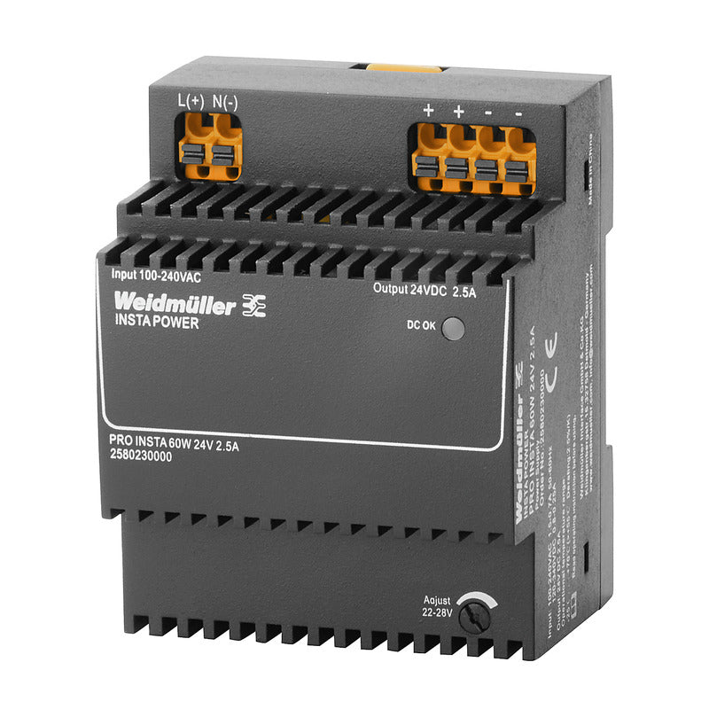 2580230000 Weidmuller - PRO INSTA 60W 24V 2.5A