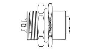 M12D-04PFFS-SH8001 Amphenol