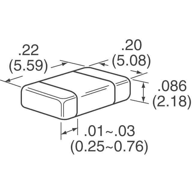 VJ2220A332JXEAT Vishay