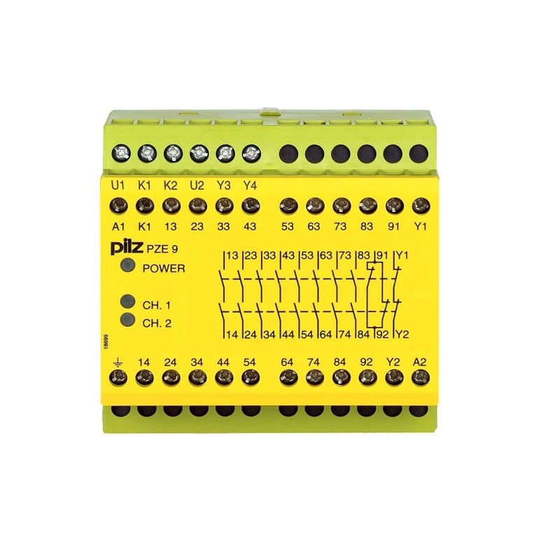 774150 Pilz - PZE 9 24VDC 8n/o 1n/c